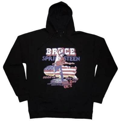 Image of Rock Off officially licensed products Bruce Springsteen Born in The USA 85 Pullover Hoodie M Black