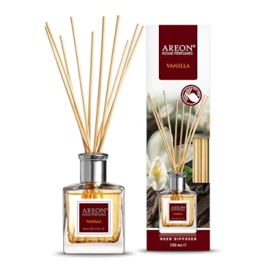 Image of Areon Home Perfume Reed Diffuser 150 ml Vanilla + 10 rattan reeds