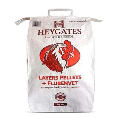 Image of Heygates LAYERS PELLETS + FLUBENVET 5 or 20 kg (5kg)