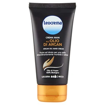 Image of Leocrema Hand Cream with 100% Organic Argan Oil Strong anti aging effect slowing skin aging! Provides 24 hour deep hydration! 75ml
