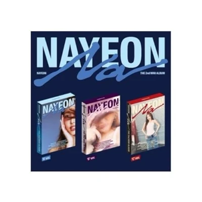 Image of NAYEON TWICE NA 2nd Mini Album+Pre Order Gift+Folded Poster (3 ver. SET, 3 Folded Posters)