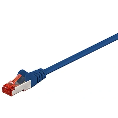 Image of Goobay FTP Category 6 Cable LAN Network for Ethernet, 10m, blue, 1