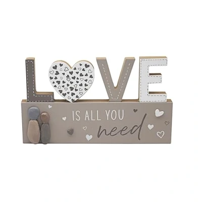 Image of Lesser &amp; Pavey British Designed Loving Quotes Plaque Message For Home or Office Love Standing Great Friendship Gifts Birthdays and Affection