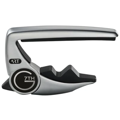 Image of G7th Performance 3 Premium Classical Guitar Capo (Silver C83013) with A.R.T. for Maximum Tuning Stability; and Wide Neck Guitars