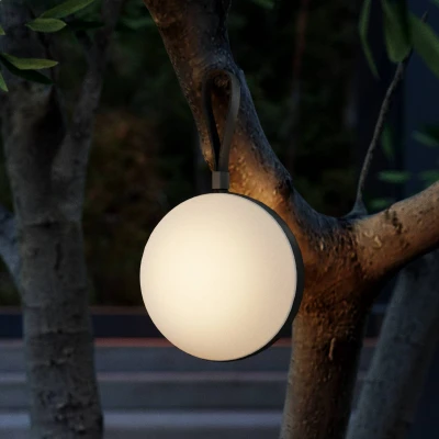 Image of Nordlux 2218023001 Bring to Go 16 LED Light, IP54, Black, Portable, Rechargeable, Moodmaker