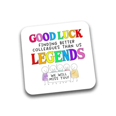 Image of Rib Ticklerz Funny Coasters Leaving Work Gifts For Colleague Good Luck Finding Better Colleagues Than Us Legends You Will Be Missed Present New Job Bye DC274