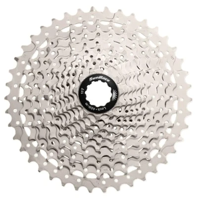 Image of SunRace Unisex Adult CSMS8 11SPEED CASS 1142T Silver, 11 Speed
