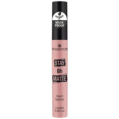 Image of essence Stay 8h Matte Liquid Lipstick, Mask Proof, No. 01 Hello Sunrise!, Vegan, Alcohol Free, Paraben 3 ml