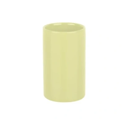 Image of Spirella Tube Collection Toothbrush Holder Diameter 7 x 11.5 cm Stoneware Yellow