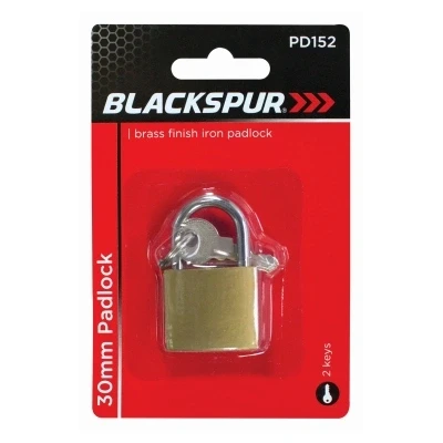 Image of Brass 3cm Iron Padlock By Blackspur