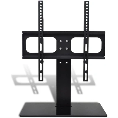 Image of vidaXL Pedestal TV Stand for 26 42 Inch Screen Max VESA 400x400 mm 30kg