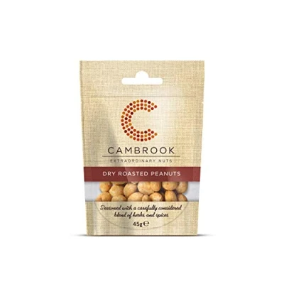 Image of Cambrook Dry Roasted Peanuts, 45g Bag