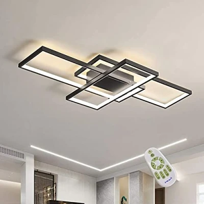 Image of Diossad LED Dimmable Ceiling Light Modern Lamp,LED Lights 2700K 6500K Flush Mount Chandelier Fixture for Bedroom Living Room Kitchen Hallway Office