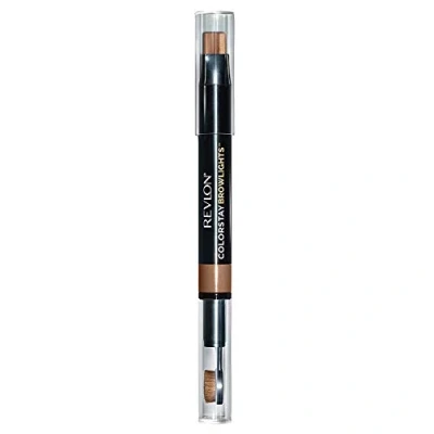 Image of Revlon ColorStay Browlights Pencil, 0.1 kg, Soft Brown
