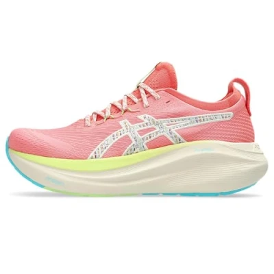 Image of Asics Gelnimbus 27 TR Road running shoes, Women&#039;s, Size: 8.5, Nature bathing guava Synthetics