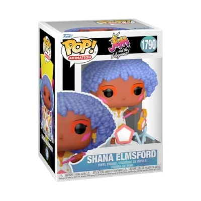 Image of Funko POP! Animation: Jem and the Holograms Shana Elmsford Collectable Vinyl Figure Gift Idea Official Merchandise Toys for Kids &amp; Adults TV Fans Model Collectors Display