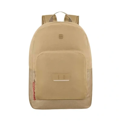 Image of WENGER Crango Laptop Backpack, Notebook up to 16 Inches, Organiser, 27 L, Women, Men, Office, Business, Travel, Uni, Cream, 653180