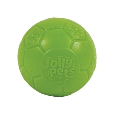Image of Jolly Pets Mini Soccer Ball; Floating Bouncing Dog Toy; 4&quot; Green Apple