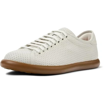 Image of Camper Women&#039;s Pelotas Soller K201668 Basket, White Natural 004, 8 UK