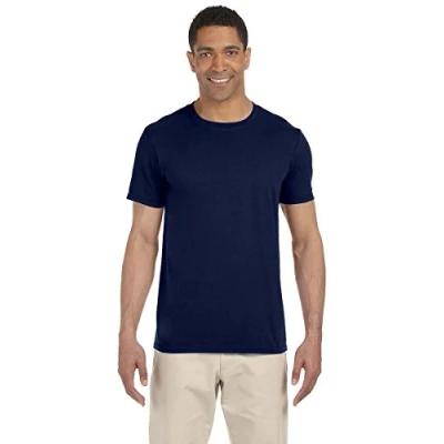 Image of G640 GD 64000 MEN SOFTSTYLE SS TEE NAVY 4XL