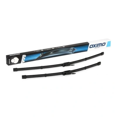 Image of 1768202800 wiper blade OXIMO WB400525 600, 475mm Front Flat BMW: 3 Saloon, Touring, MERCEDES BENZ: A Class, GLA, CLA Coupe