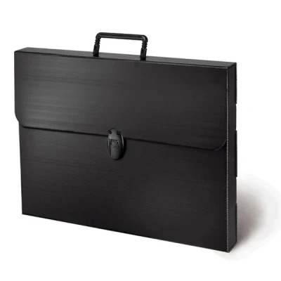 Image of Mapac A4 Polylite Case BLACK, Synthetic Material, 36x5x26 cm