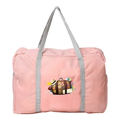 Image of Cabin Bag 45x36x20 for Easyjet Airlines Underseat Travel Holdall Carry on Hand Luggage Weekend Packable Duffel Bag,Sports Fitness (Travel Quotes and Picture 005)