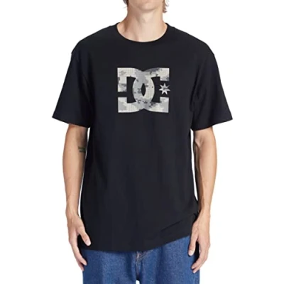 Image of DC Shoes Boys Star Fill T Shirt, Grey, M EU