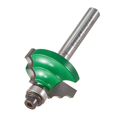 Image of Trend CraftPro Ovolo Router Cutter, 1/4 Inch Shank, 4mm Radius and 28.7mm Cut Diameter, Tungsten Carbide Tipped, Bead Ovolo, C094X1/4TC