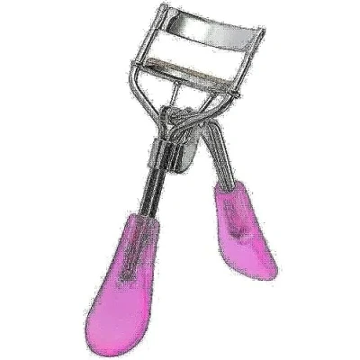Image of Eyelash Curler with silicone Handle,Professional Makeup Cosmetic Tool Fits all Eye shapes (Pink Silver)