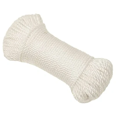 Image of vidaXL Multi Purpose White Polypropylene Work Rope 8mm Diameter, 100m Length, Durable and Weather Resistant, Ideal for Home Garden Projects