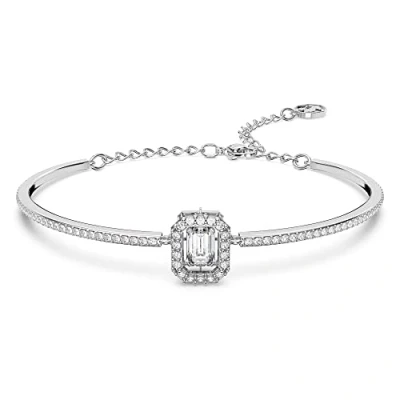 Image of Swarovski Millenia Bangle, Clear Crystals in a Rhodium Plated Setting, from the Collection
