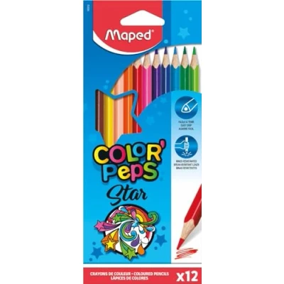 Image of Maped Color&#039;Peps Colouring Pencils (Pack of 12) Multi