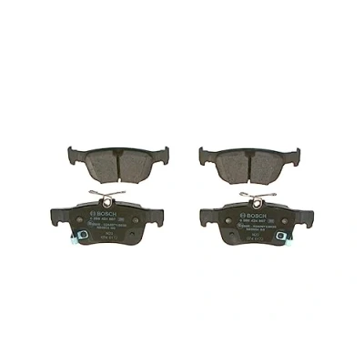 Image of 43022T60A01, 43022TBAA02, 43022TGHA01, 43022TGHA11, 43022TGNG02 Brake pad set BOSCH 0 986 424 807 Low Metallic with integrated wear sensor
