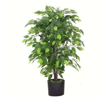 Image of Leaf Realistic Artificial FICUS Tree/Plant, 90cm Bush Ficus,AZ