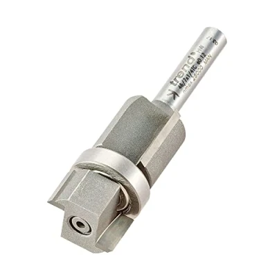 Image of Trend Professional Double Overlap Router Cutter, 90 Degree, 18mm Diameter, 1/4 Inch Shank, Tungsten Carbide Tipped, 46/7X1/4TC