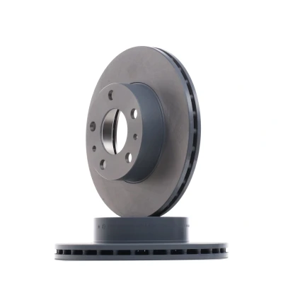 Image of 04249K3 Brake disc FEBI BILSTEIN 43933 Front Axle 280mm 24mm 5 Hole 118mm internally vented Coated FIAT: Ducato III Platform / Chassis, Van