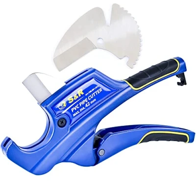 Image of S&amp;R HRC 54 Pipe Cutter for PVC Pipes up to 42 mm (1 5/8 Inch) Ergonomic Handles with 1 Blade