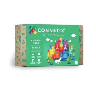 Image of Connetix Rainbow Creative Pack, 102 Pieces