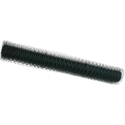 Image of vidaXL Hexagon Fence Green 1.4x100 m Steel