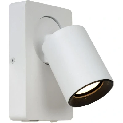 Image of Nigel Modern Wall Spotlight LED Dim. GU10 1x5W 3000K With USB charging point White