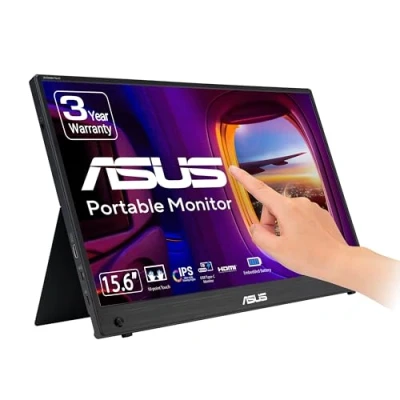 Image of ASUS ZenScreen MB16AMTR computer monitor 39.6 cm (15.6&quot;) 1920 x 1080 pixels Full HD LCD Touchscreen Black