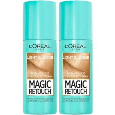 Image of (2 PACK) L&#039;Oreal Paris Magic Retouch Instant Root Concealer Light Blonde x 75ml