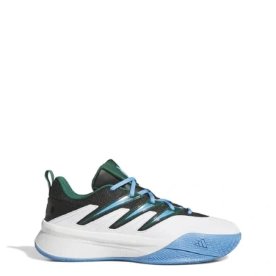 Image of adidas Performance DAME Certified 3 Basketball shoes, Men&#039;s, Size: 9, Footwear white/collegiate green/blue burst Textile/synthetics