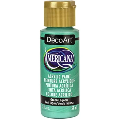 Image of DECO ART Americana Paint 2 OZ LAGN, Green Lagoon, One Size