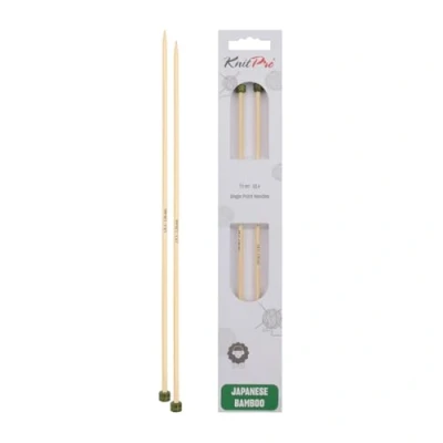 Image of KnitPro Bamboo Single Pointed Needles 25cm 3.50mm 3pcs