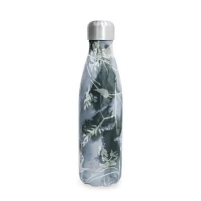 Image of S&#039;well Stainless Steel Water Bottle 17 Ounces Blue Foliage Triple Layered Vacuum Insulated Containers Keeps Drinks Cold for 36 Hours and Hot 18 Perfect On The Go
