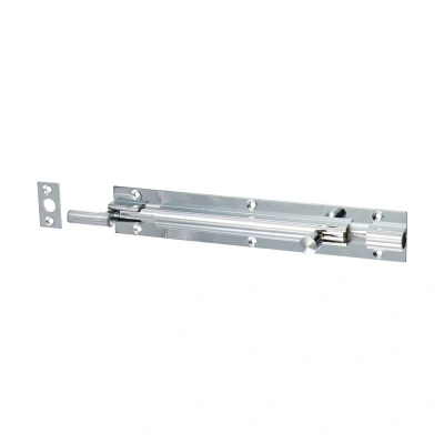 Image of Timco Necked Barrel Bolt Polished Chrome (Size 150 x 25mm 1 Each)