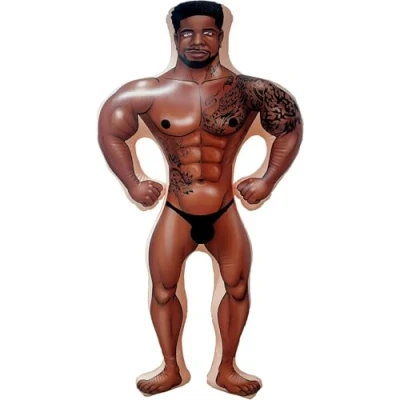 Image of Alandra Party Night Javon The Hunk 5ft Inflatable Doll. Ultimate Hen Accessories, One Colour