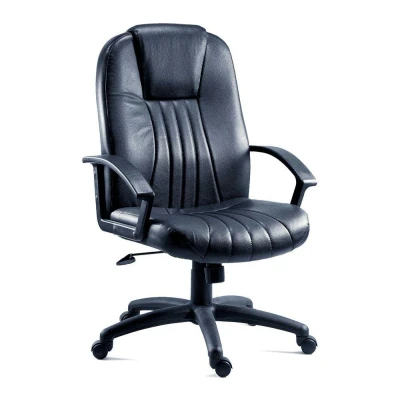 Image of Teknik City 8099 Leather Faced Reclining Executive Chair Black